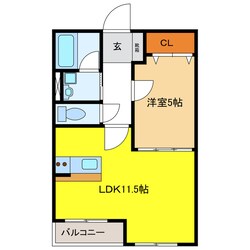 メゾン・パラディの物件間取画像